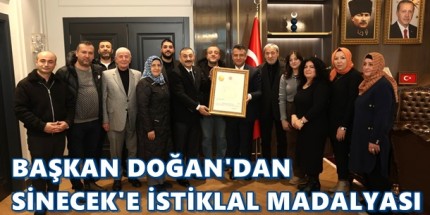 AEKK Başkanı Sinecek ve Yönetimi Başkan Doğan'ı Ziyaret Etti